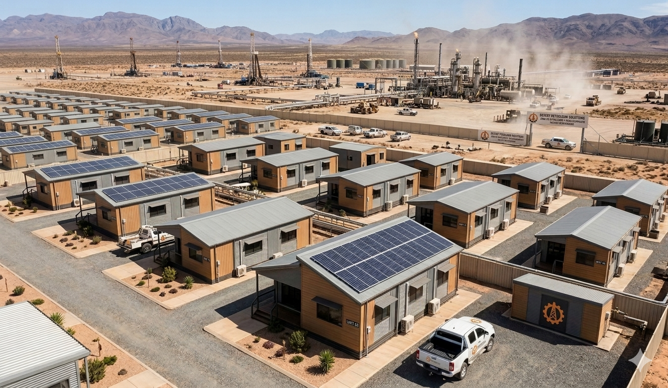 Campamento industrial solar, Estado Anzoátegui